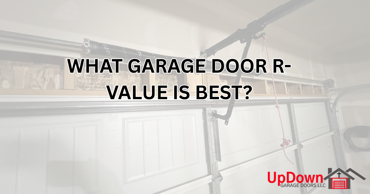 What Garage Door R-Value Is Best for Colorado Springs?