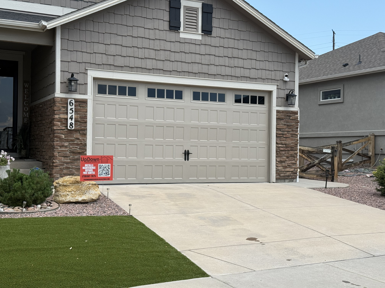 Garage door service by UpDown Garage Doors in Colorado Springs